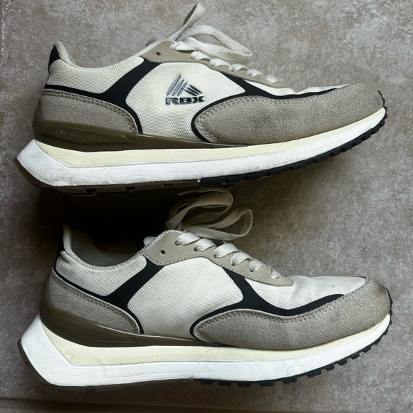 RBX Cream and Black Sneakers - Picture 2 of 7